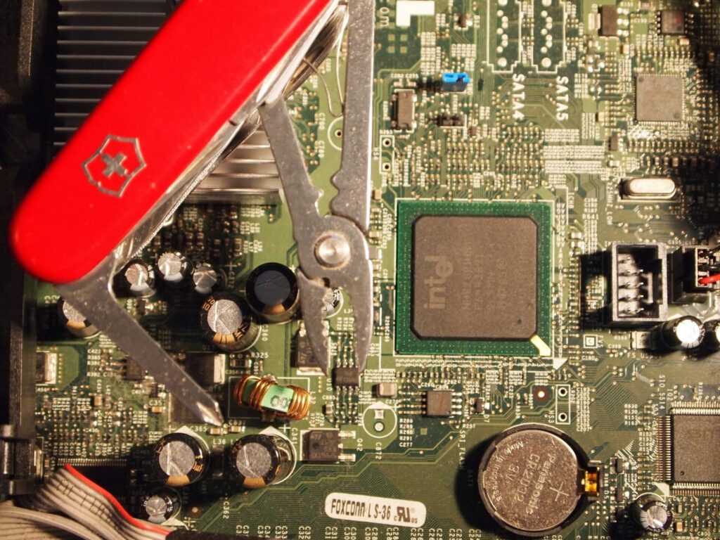Swiss Army Knife on a PC Motherboard