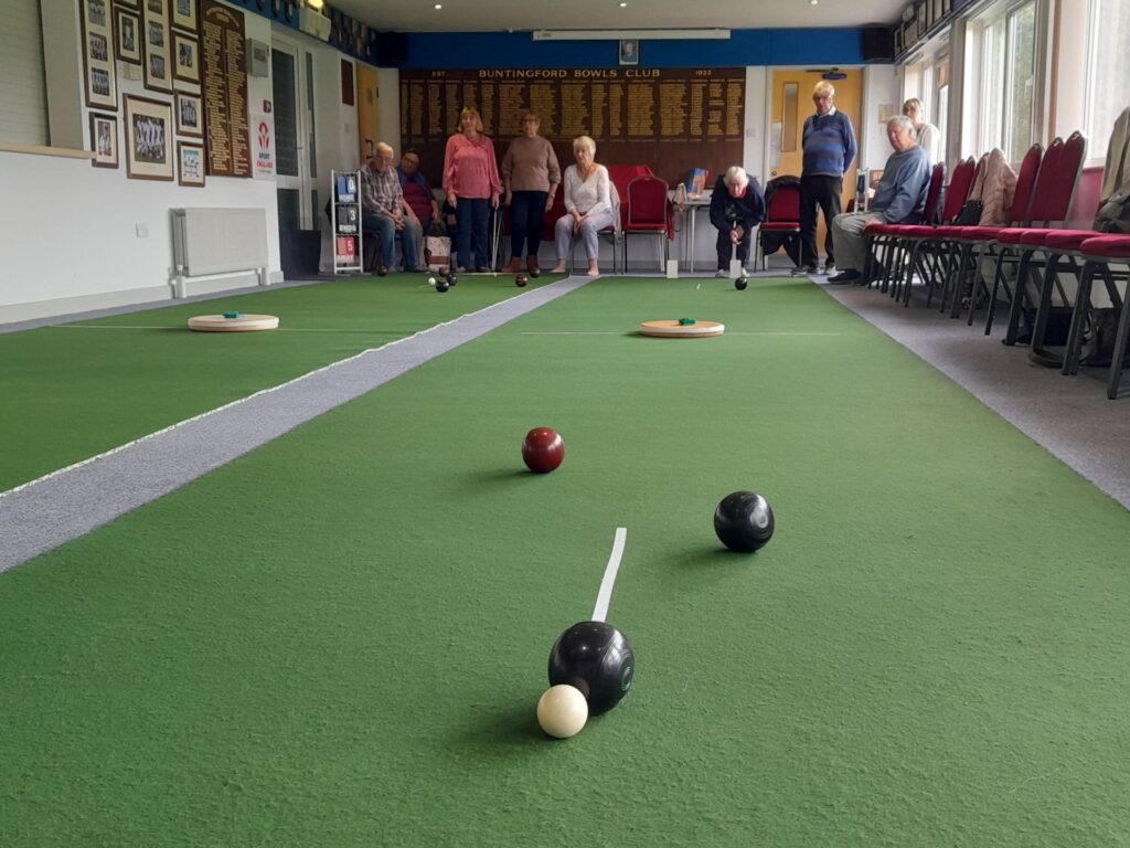 Carpet Bowls in progress